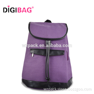 2017 Hot blank Fashion Canvas Backpack for Women & Girls Boys Casual Book Bag Sports Daypack